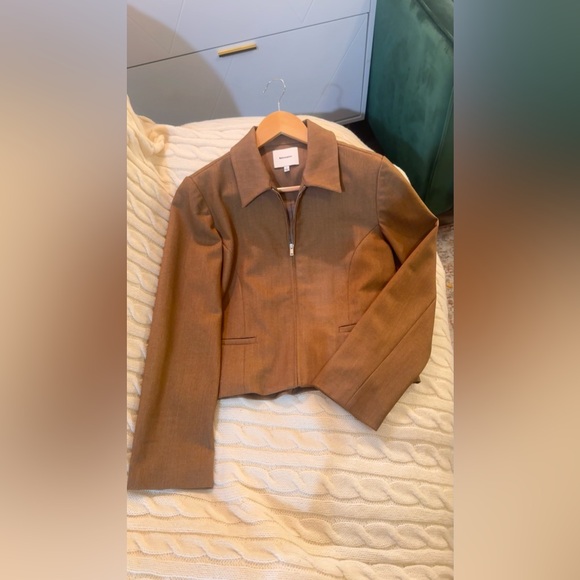 Reformation Brynlee Two Piece In Camel, brand new, never worn, No flaws. - Picture 9 of 16